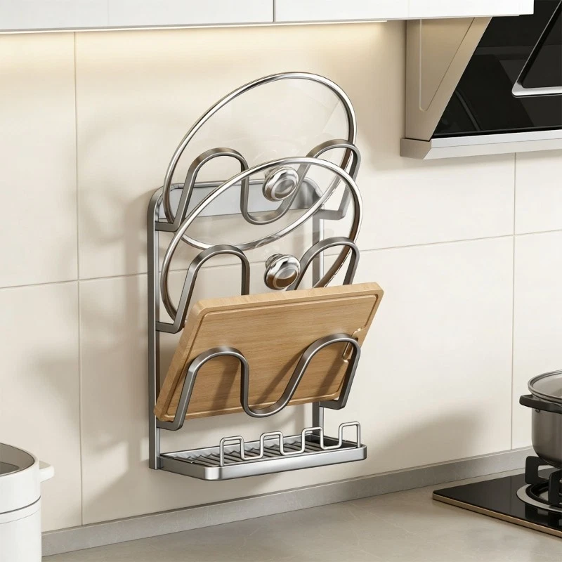 Plastic Kitchen Organizers For Pot Lids And Cooking Tools Vertical Designs