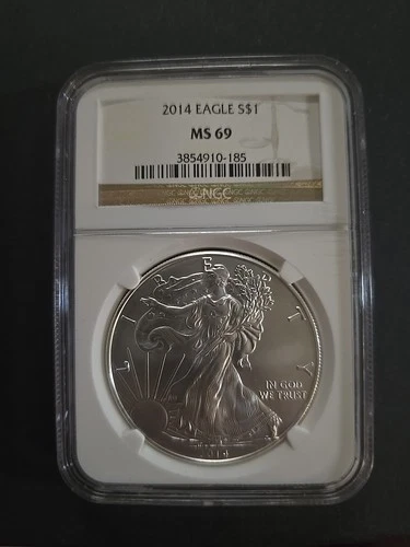 2014 Silver American Eagle MS-69 NGC