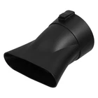 Leaf Blower Replacement Nozzle Black Flat Dryer Nozzle for Outdoor Cleaning