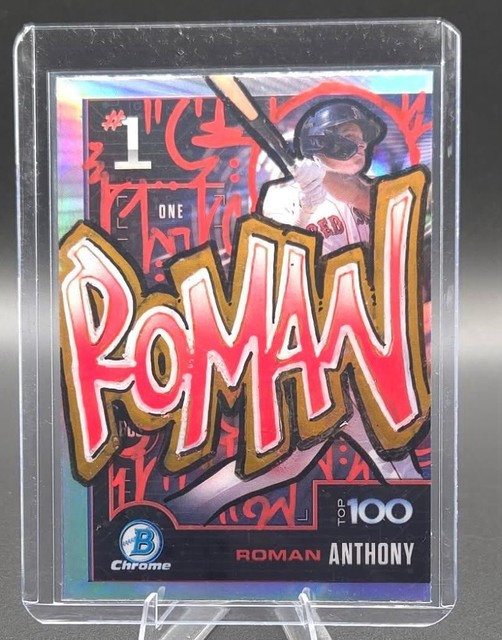 2025 Bowman Chrome Scouts Top 100 Roman Anthony Red Sox-Ian McKesson 1/1 Art 🖌️