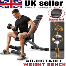 Adjustable Weight Bench for Full Body Workout Incline Gym Foldable sit up Bench