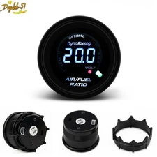 2" 52mm LED Digital Car Air Fuel Ratio Gauge W/ Narrowband O2 Oxygen Sensor