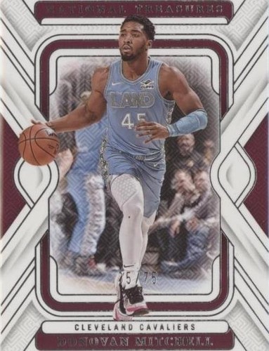 2017 Donovan Mitchell PSA 10 National Treasures Rookie Patch Auto