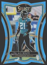 2019 Panini Select #189 A.J. Bouye Light Blue Prizm #/99 SN