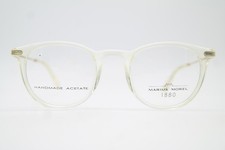 Marius Morel 1880 GD 053 Transparent Gold Oval Glasses Frame New
