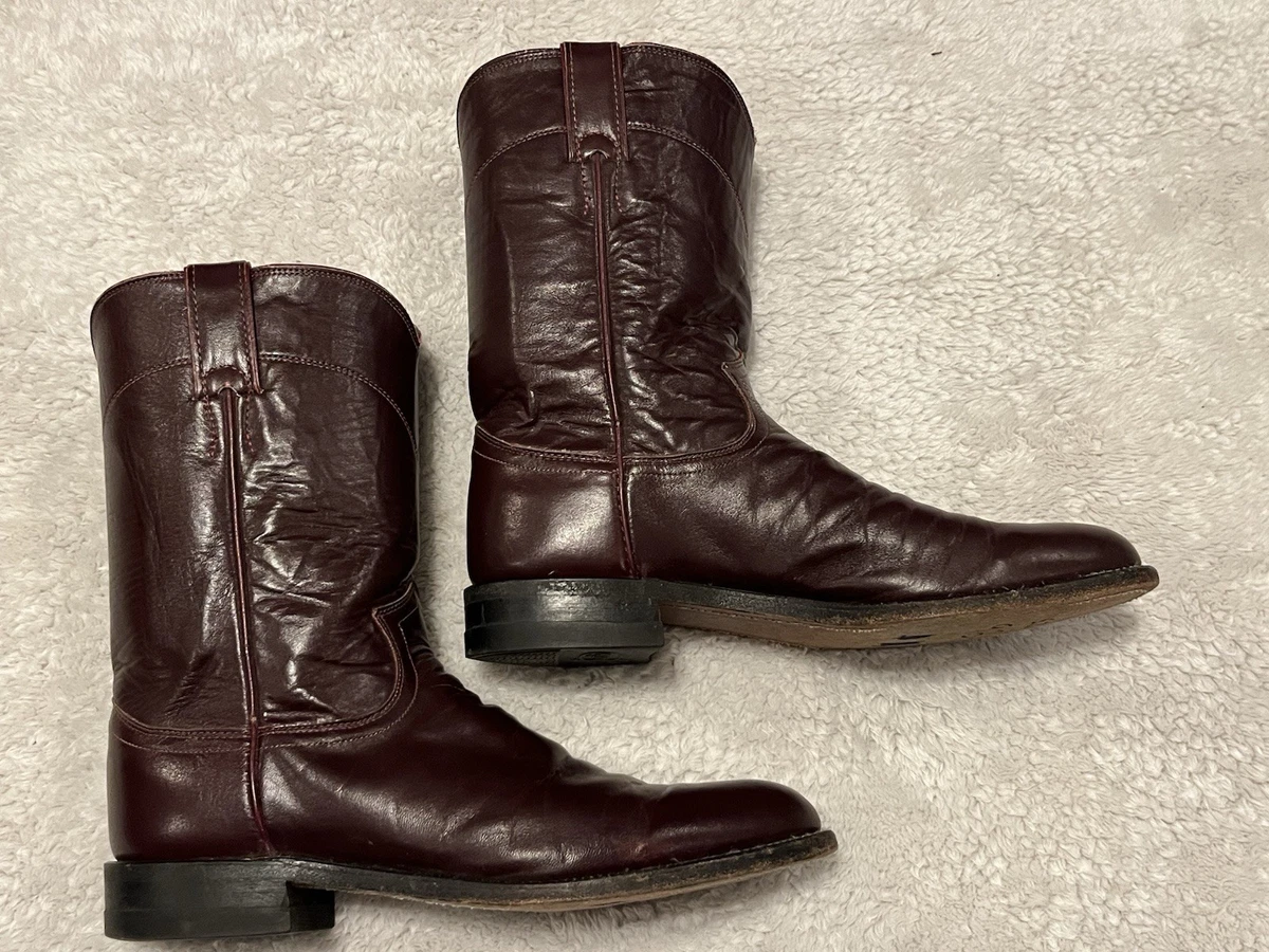 Justin Boots with Upper Leather Red Boots for Men for Sale 
