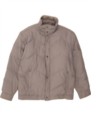 RODEO wattierte Herrenjacke UK 38 mittelgrau Polyester DB52