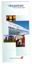 Virgin Atlantic A Departure From Ordinary Flight Brochure 