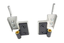 Lower Door Hinges Backing Plates Pin Strap Brackets Set Fits Jeep CJ 1976-1986