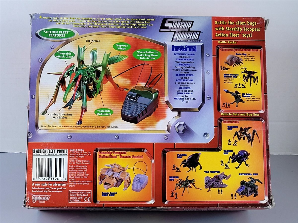 Galoob Starship Troopers Action Fleet Remote Control Hopper Galoob Starship Troopers Action Fleet Remote Control Hopper