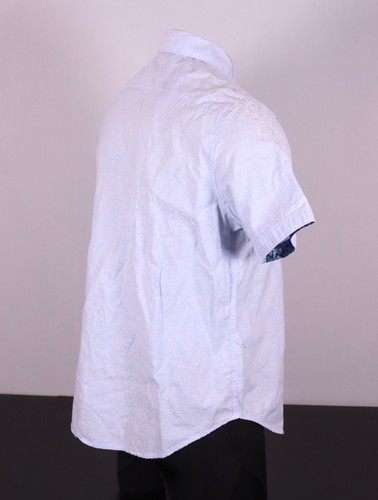Robert Graham mittelarmes Sportshirt für Herren - hellblau Paisley FEHLER - Bild 10 von 11