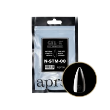 Apres Gel-X Natural Stiletto Medium Refill 50pc *Pick Any Sizes*