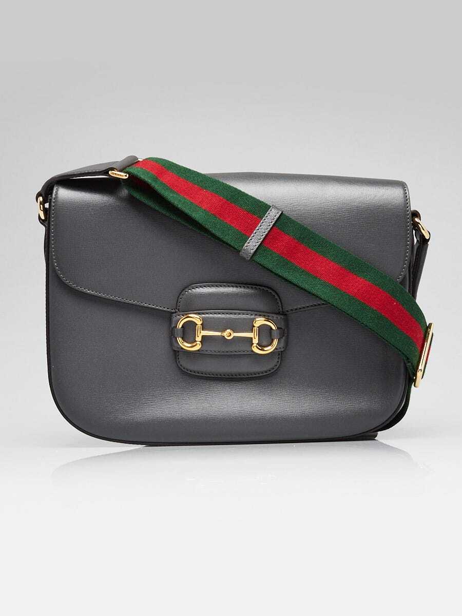 【関税&送料込】Gucci Gucci 1955 Horsebit Shoulder Bag In Gg Gucci Grey Leather 1955 Horsebit Large Shoulder Bag | eBay