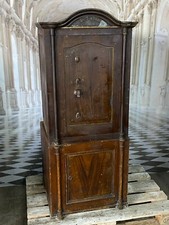 ANTIKER JUGENDSTIL TRESOR WIESE SPOL PRAG METALLGUSS MIT UNTERSCHRANK