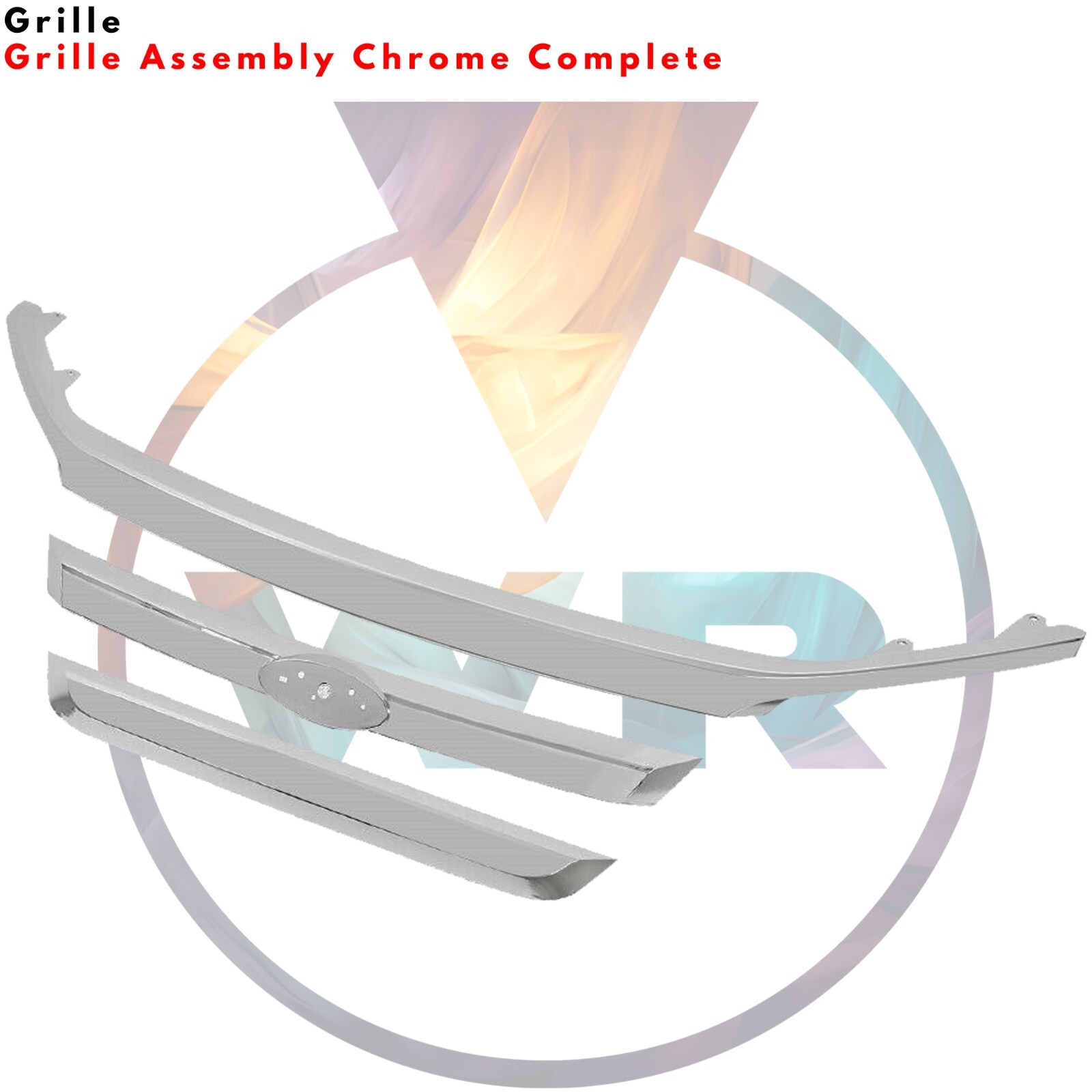 Front Bumper Cover Paintable & Grille Assembly Kit For 2010-2012 Ford Fusion