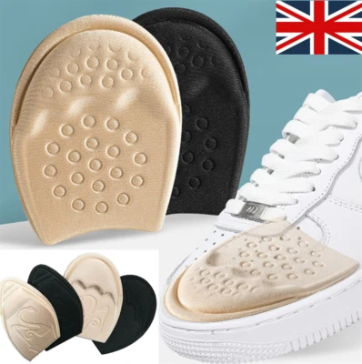 YANQUEENS PAIR HALF INSOLES SHOE INSERTS FOREFOOT INSERT NON-SLIP SOLE CUSHION REDUCE PAD