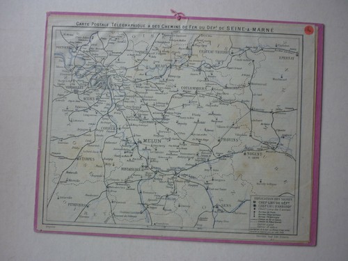CALENDRIER / ALMANACH DES POSTES 1897 / UN COUP DE VENT / 26,5 x 21 CM - Picture 2 of 2