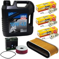 Wartung Set FüR Yamaha XS 750 XS 850 1978-82 ÖL 4L Luftfilter ÖLfilter ZüNdkerze