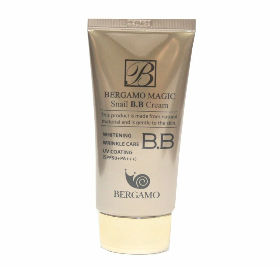[Bergamo] Magic Snail BB Cream 50 ml/Cuidado intenso Cuidado de arrugas Bloqueador solar/Corea Foto 3 de 4