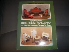 Dollhouse Wallpaper Katzenbach & Warren Ready-To-Use 6 Color Patterns 1977 Book