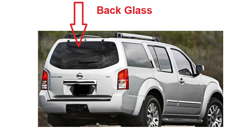 Fits 2005-2012 Nissan Pathfinder 4 Door Utility Rear Glass Window / Heated — 第 2/3 张图片