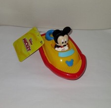 Disney Junior Mickey Mouse Clubhouse Boat Kids Bath Toy 5" Floats New