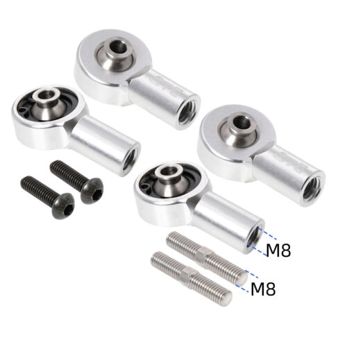 GTB Metal Front + Rear Upper Suspension Arm Ball Head Kit for hpi km rv baja 5b - 第 2/9 張圖片