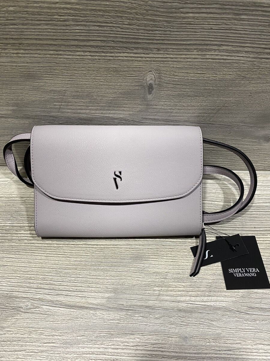 SIMPLY VERA WANG SV SIGNATURE MINI CROSSBODY DESIGNER PURSE BAG NWT  (Defects)