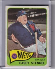 1965 TOPPS #187 CASEY STENGEL NEW YORK METS HOF 8031