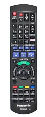 Originale Panasonic Recorder Fernbedienung N2QAYB001046