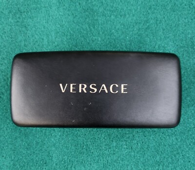 Versace Black Eyeglass Case Versace Black Eyewear Case - Authentic Designer Accessory | eBay main image 4