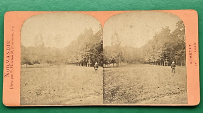 STEREOANLAGE Frankreich: ETRETAT- LA PASSÉE um 1880 FOTOGRAF NEURDEIN