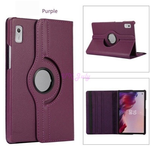 2025 NEW For Lenovo Tab M9 TB-310FU Tablet Rotate Leather Case Flip Stand Cover - Picture 31 of 58