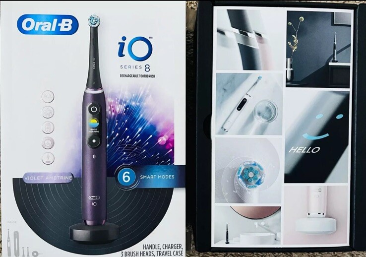 Oral-B iO8 バイオレットアメジスト 本体 Oral-B iO8 Electric Toothbrush, Violet Ametrine | Oral-B