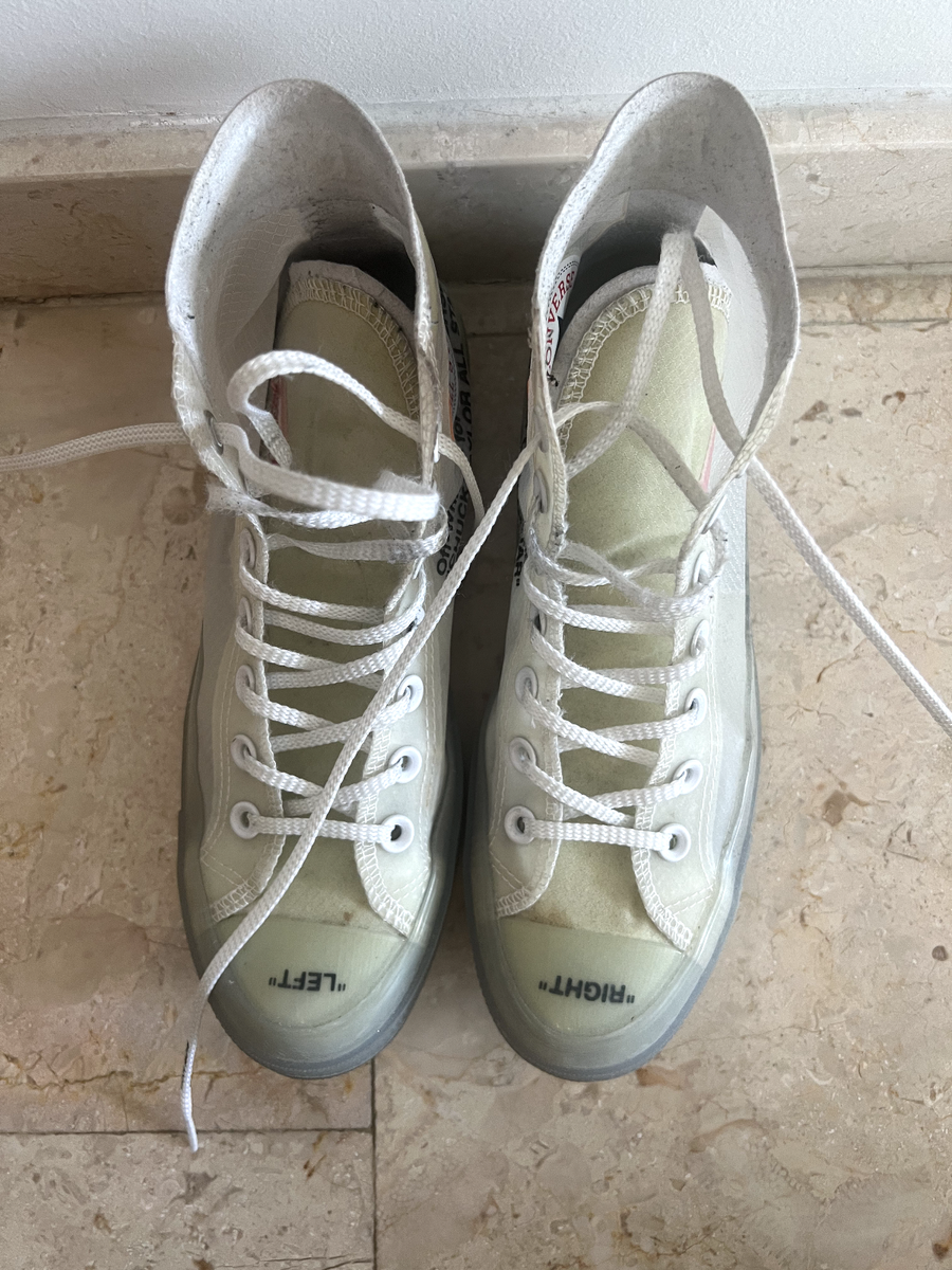 Converse x Off-White Chuck Translucent High Top Sneaker Unisex
