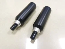 Black 4.5" Crash Bar Shock Mount Frame Sliders For Harley Sportster 883/1200