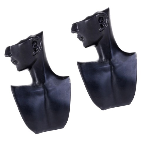 2 × collana femminile gioielli testa manichino busto display resina materiale - Foto 4 di 12