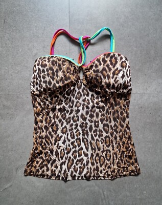 DOLCE & GABBANA - BRAUNES LEOPARDEN TANKTOP GR. 3
