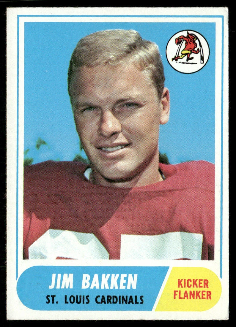 Jim Bakken 1968 Topps #8 St. Louis Cardinals VG
