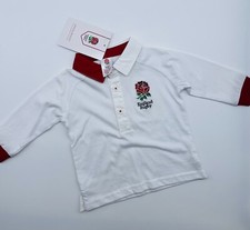 England Rugby Shirt Baby Top England RFU Baby Shirt Jersey Long Sleeve 3-6 Month