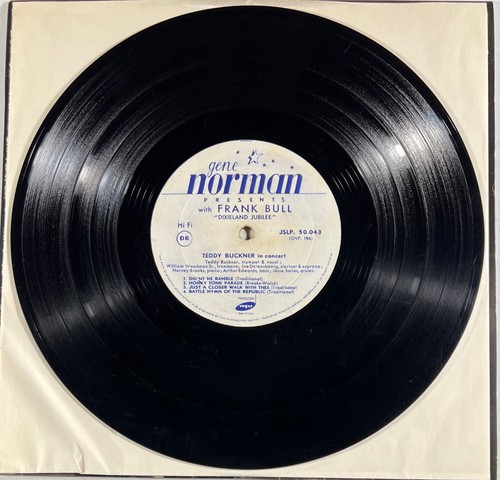 Teddy Buckner in concert LP 33 tours 10" GENE NORMAN JSLP. 50.043 - Picture 5 of 5