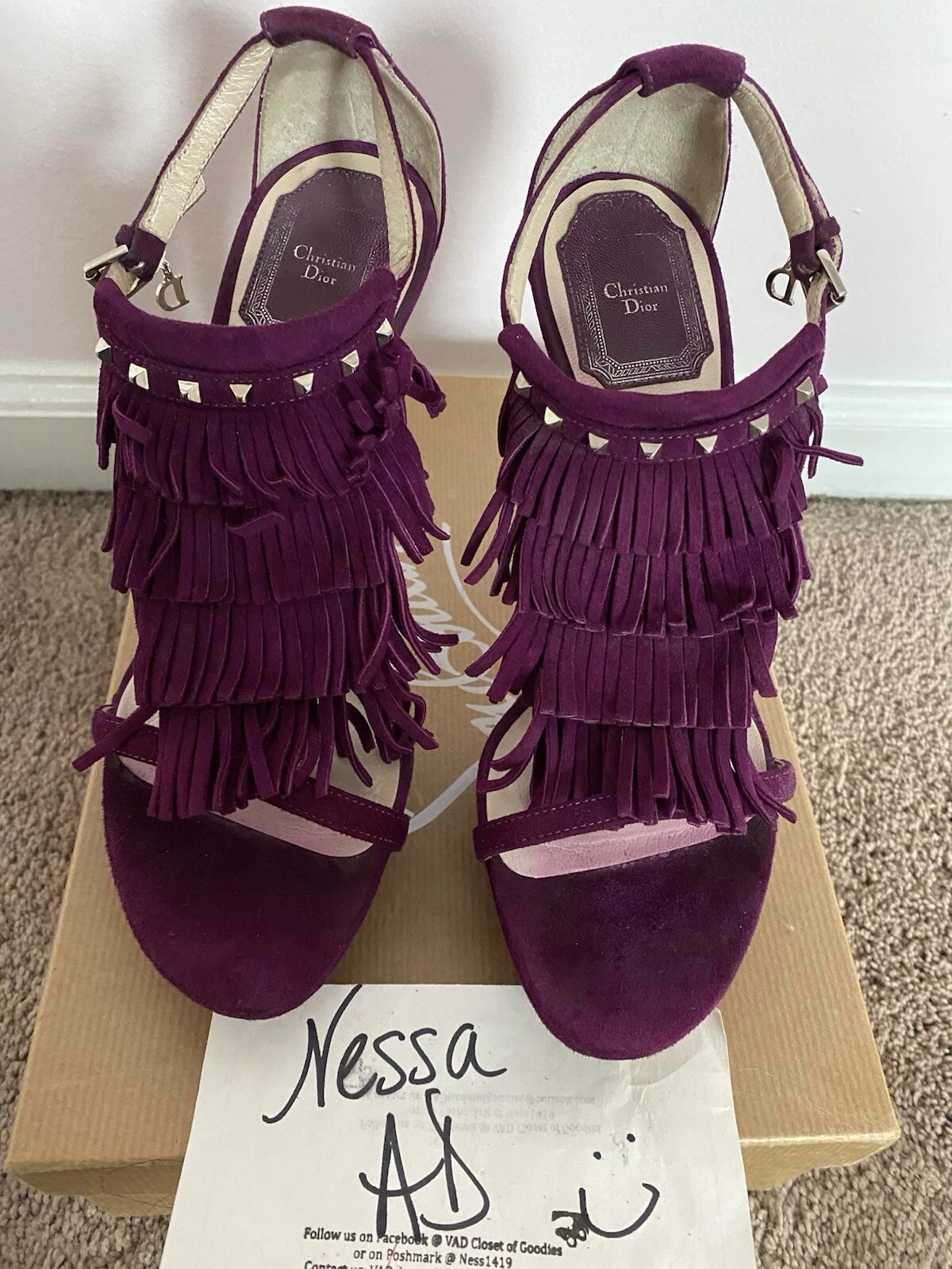 Sandales Christian Dior taille : 36,5