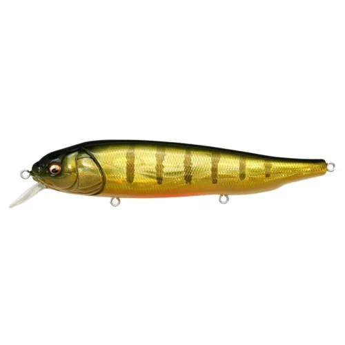 Megabass LATES Feeding Woofer GG KINKURO PERCH, Lenght mm 120, Floating Fishi...