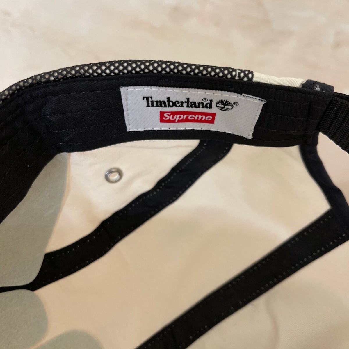 New Supreme Timberland Camp Cap Hat Box Logo Water Resistant