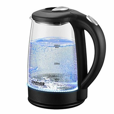 Hervidor De Agua Electrico Para Hervir Agua Rapido Cafetera Tetera Cafe Te 2l Ebay