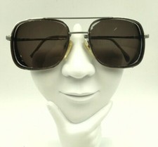 Vintage Gemini Europa 10 Stainless Steel Silver Sunglasses Germany FRAMES ONLY