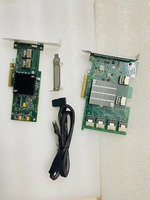 LSI 9211-8i 6Gbps SATA SAS HBA IT Mode + Lenovo 03X3834 20PORT support 18TB SSD