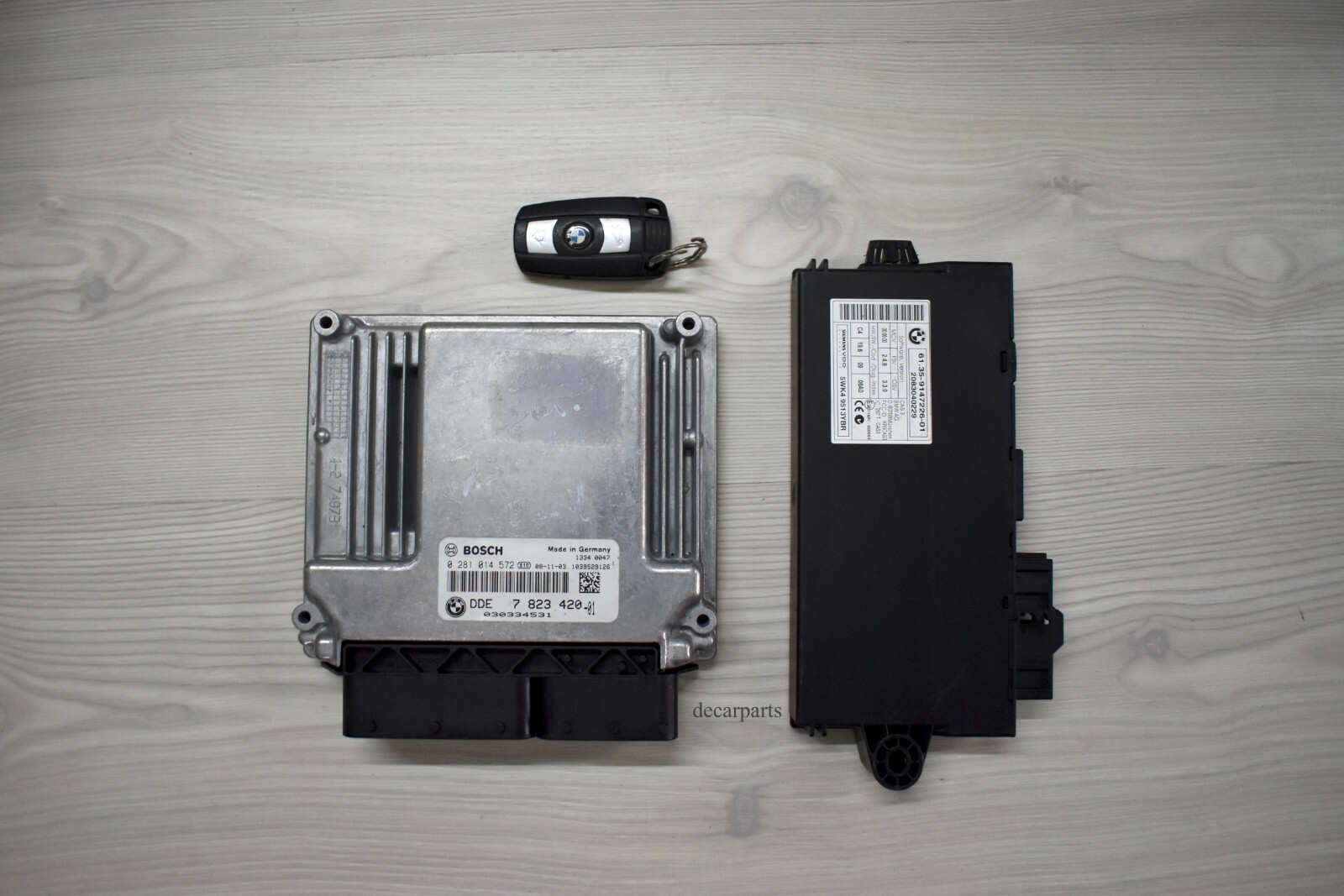 BMW E90 320d 130kw Engine Controle Module DDE 7823420 CAS3 9147226 