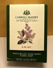 Caswell Massey “Lilac” Triple Milled, Floral Soap 3.25oz/92g