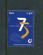 Peru 1498, MNH, Comptroller General 75th Ann. 2006. x29570